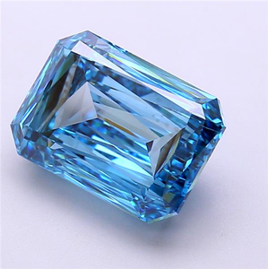 Diamante Cultivado en Laboratorio de 5.10ct, Corte Radiante, Azul Intenso VS2, para Joyería - Product Image 5