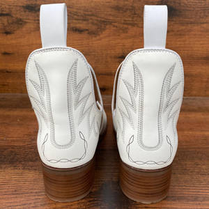 2024 nuevos Botines de cuero genuino personalizados, ropa occidental de vaquera para mujer, botines occidentales, botas de vaquera, botines de Punta puntiaguda - Product Image 5