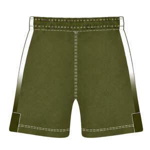 Conjunto de Rugby Verde Oliva y Blanco, Jersey de Manga Corta con Cierre Frontal, Pantalones Cortos a Juego, Uniforme Deportivo Transpirable para Entrenamiento de Equipo - Product Image 5