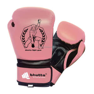 Guantes de Boxeo Rosas Personalizados Profesionales para Hombres Adultos, Cuero PU de Alta Calidad, Transpirables, con Cierre Cómodo, en Oferta - Product Image 1