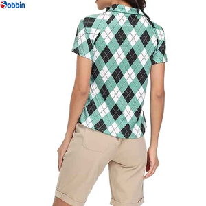 Polo respirant personnalisé avec logo pour femme – Nouvelle collection été – Style uni – Manches courtes – Vêtement de sport à motifs pour l'extérieur - Product Image 4