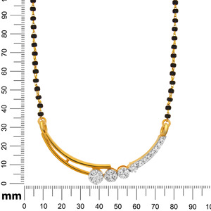 Elegant Women's Classic Rose Gold Plated 18K Yellow Gold Black Beaded <b>Long</b> <b>Necklace</b> Floral Drop Pendant IGI Certified Diamonds - Product Image 5