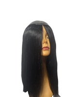 Prothèse capillaire toutes couleurs pour femmes, marron clair, en cheveux humains brésiliens Remy, haute densité 150%, sans nœuds, 20 pouces, taille moyenne