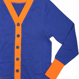 Elegant Greek Life Sorority Design Women's Custom V Neck <b>Cardigan</b> Sweater Front Winter Casual Knit Regular Sleeves Wool/Cashmere - Product Image 6