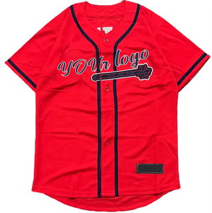 Custom MeshJersey <b>Baseball</b> Softball Wear Sports Shirts Men Clothing Sublimated Embroidery Stitched <b>Baseball</b> Jersey - Product Image 5