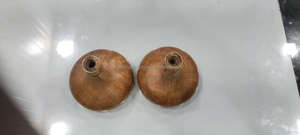 Grand Porte-Bougie en Bois Artisanal pour Salon, Décoration de Noël, Art Moderne Unique, Vente en Gros Inde - Product Image 2