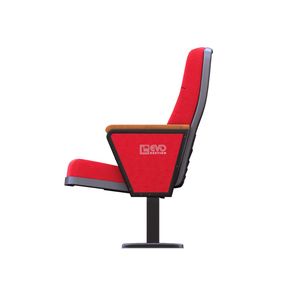 เก้าอี้หอประชุมสีแดง EVO1201การออกแบบที่ทันสมัยโรงละครเฟอร์นิเจอร์โบสถ์ห้องโถงโรงเรียนโรงละครโอเปร่าบ้านไม้พลาสติกใช้กลางแจ้ง