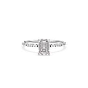 Anillo de Diamante Cultivado en Laboratorio REYES, Corte Esmeralda, 1.17 Quilates, Oro Blanco Sólido de 14K, Certificado IGI, Diamantes Naturales, Joyería de Lujo, Gran Venta - Product Image 2