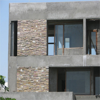 Revêtement mural en pierre naturelle empilée 3D, épaisseur 4-8 cm, moderne, ignifuge, imperméable, décoration extérieure et intérieure, salle de sport, appartement
