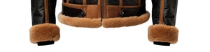 Hot Selling Men's Premium Quality Genuine Sheep Leather <b>Jacket</b> <b>Winter</b> <b>Waterproof</b> Fur Premium Quality Pakistani Breathable - Product Image 3