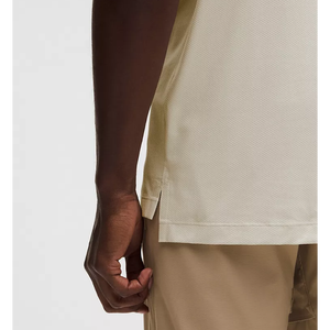 T-shirt de golf en toile blanc pur et noir, anti-plis, avec poche avant, personnalisé, pour hommes et femmes, avec broderie tricotée et impression - Product Image 5