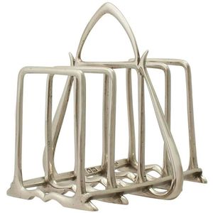 Top Quality Large Aluminum Metal <b>Toast</b> <b>Holder</b> Bread Rack Luxury Design Elegant Durable Stand for Home Kitchen - Product Image 1