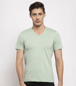 T-shirt Homme Col V Manches Courtes en Coton Pur – Nouveau Design Premium 2026 de Haute Qualité à Prix Abordable - Product Image 1