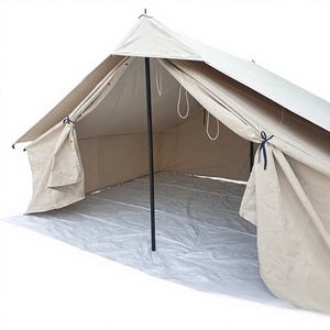 Carpa de Emergencia de Lona Plegable de Una Sola Capa, Resistente al Viento, 4x4m, para Uso en Emergencias y Vivienda Temporal - Product Image 2