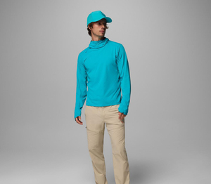 Camisa de Pesca para Hombre, de Poliéster, Color Sólido, con Capucha, Protección Solar UPF 50, de Secado Rápido - Product Image 2