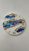 Horloge murale abstraite moderne faite à la main, artisanat en résine époxy, décoration murale moderne, décoration murale en résine