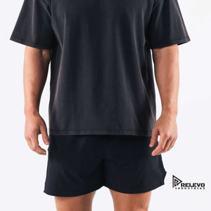 RELEVO INDUSTRIES <b>Men's</b> White Cotton T-<b>Shirt</b> Short Sleeve O-Neck Regular Fit Casual Jersey Knitted Solid Color Front - Product Image 6