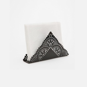 Decorative Iron Napkin Holder Stylish <b>Dining</b> Table Organizer Strong Durable Build Perfect For Restaurants Hotels Home <b>Kitchens</b> - Product Image 5