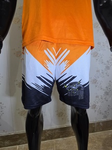 ชุดกางเกงบาสเก็ตบอลฤดูร้อนแบบระบายอากาศ พิมพ์ลายวนน้ำสีน้ำเงิน ขายส่ง น้ำหนักเบา ซึมซับเหงื่อได้ดี - Product Image 6