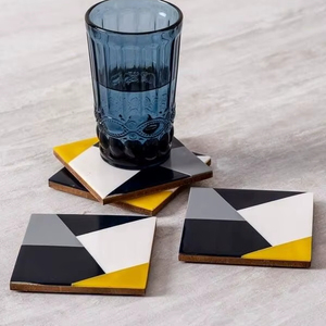 Posavasos de Madera Natural con Incrustaciones de Resina, Hechos a Mano, de Alta Calidad, Personalizados, para Hotel, Hogar y Restaurante - Product Image 1