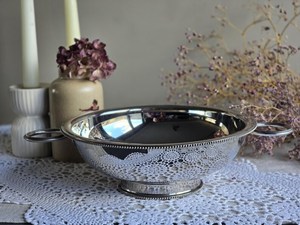 Premium Stainless Steel Handcrafted Eco-Friendly FLORAL DESIGN Metal Bowl for <b>Kitchen</b> Serving & Mixing - Product Image 1