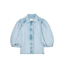 Blusa de Moda para Mujer, Camisa de Mezclilla de Alta Calidad, Manga Larga, Transpirable, de Algodón, Ropa Casual para Mujer - Product Image 4