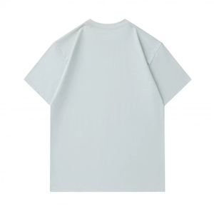 เสื้อยืดแขนสั้นผู้ชาย สีพื้น คอกลม ทรงปกติ สไตล์ลำลอง ผ้าถัก ดีไซน์เรียบง่าย - Product Image 6