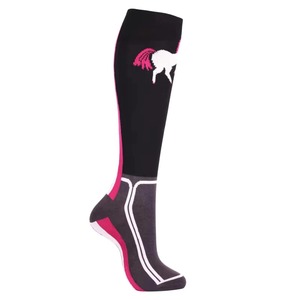 Calcetines de Equitación Personalizados de Alta Calidad, Calcetines de Compresión hasta la Rodilla, Calcetines Deportivos Ecuestres para Mujeres y Hombres - Product Image 3