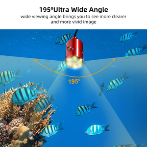Détecteur de poissons portable sous-marin, caméra étanche IP68, HD 720P, écran IPS 5,0 pouces, câble de 25 m, 6 LED, pêche en mer - Product Image 4