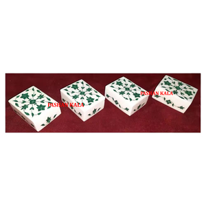 New Antique Flower Design With High Class Standard Size Of Handmade Natural Marble Mother Of Pearl Inlay Art Work Jewelry Box - Product Image 6