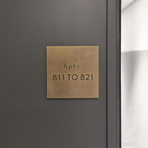 Handcrafted Metal Plaque Wall Art Antique Finish Decorative Sign - Product Image 1