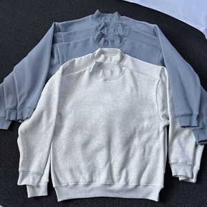 Women's Pink Solid Crewneck Sweatshirt Loose Fit <b>Long</b> <b>Sleeve</b> Casual Pullover <b>Top</b> 100% Cotton Streetwear Winter - Product Image 5