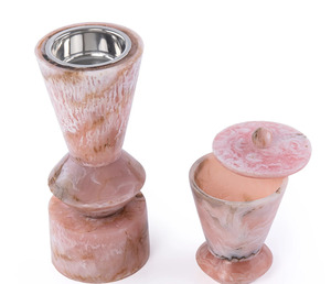 Eco Friendly Epoxy Resin Bakhoor Burner Set with Stainless Steel Insert Aromatic <b>Diffuser</b> for Home Office Fragrance - Product Image 6