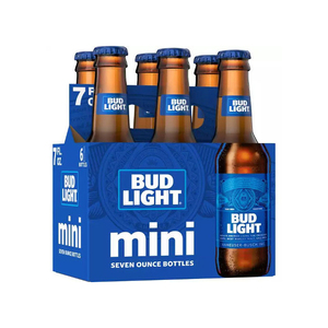 Bud <b>Light</b> Lager <b>Beer</b> 24pk/12 Fl Oz Cans Packaged in Bottle - Product Image 1