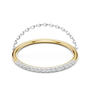 Anillo de Oro Blanco de 14K con Diamante Cultivado en Laboratorio, Corte Redondo, para Mujer |   Ropa de Novia |   Diamante Cultivado Nuevo - Product Image 2