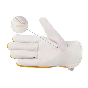 Gants de travail en cuir de chèvre, gants d'assemblage légers pour l'industrie, gants de chauffeur en peau de mouton - Product Image 5