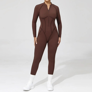 Conjunto Deportivo de 2 Piezas para Mujer, Pantalones de Yoga a Cuadros de Cintura Media y Chaleco, para Verano, Correr al Aire Libre, Gimnasio, Secado Rápido, Transpirable y Ligero - Product Image 5