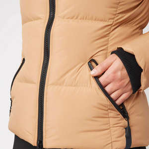 Nueva Colección 2026 Chaqueta Bomber Larga de Algodón para Mujer, Hecha a Medida, con Cierre de Cinturón, Impermeable - Product Image 4