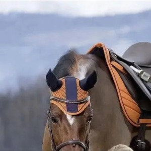 Nouveau style, design personnalisé, voile anti-mouches pour chevaux, bonnet d'oreille, produits d'équitation, produits équestres de haute qualité, bonnet d'oreille en gros - Product Image 3