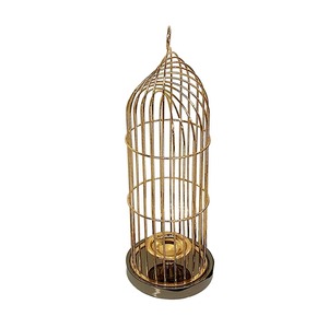 ที่ใส่เทียนทรงกระบอกทองเหลือง ดีไซน์ทนทาน ตกแต่งบ้าน - Product Image 1