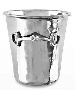 Cubo Enfriador de Vino Premium de Metal con Diseño de Bocado de Caballo, Enfriador de Botellas Ecuestre, Cubo de Hielo para Bar, Accesorio Decorativo para Servir en Mesa - Product Image 1