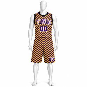 Uniforme de basket-ball pour hommes, personnalisé, sublimé, grande taille, imprimé, respirant, à séchage rapide, sans manches, 100% polyester - Product Image 1