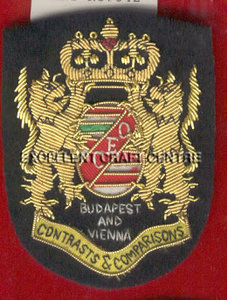 Parche Circular de Lujo Bordado en 3D con Encaje de Alta Calidad, Personalizable, para Coser, con Diseño de Contrastes de Budapest y Viena, 42 - Product Image 2