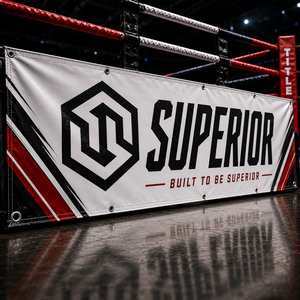 Heavy Duty Boxing Ring Side Skirt <b>Banner</b> for Sports Promotions Boxing Ring Side <b>Banners</b> With Customize Logo And Size - Product Image 4