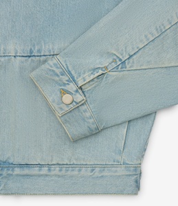 Veste en jean d'extérieur automne hiver vêtements de travail zippés veste de travail en denim en toile personnalisée pour hommes grande taille veste en jean High Street - Product Image 5