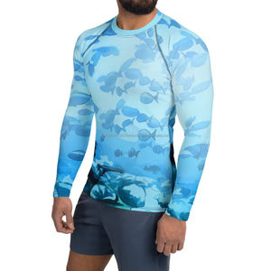 Rashguard pour homme personnalisé imprimé par sublimation 2026, séchage rapide, manches longues, coupe ajustée, meilleure qualité - Product Image 3