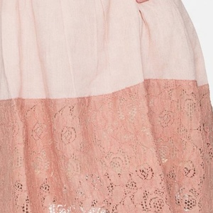 Robe de soirée en dentelle rose pour filles, Style bohème, superbe, robe pour filles, avec belle manches volantes, robe parfaite pour l'été - Product Image 2