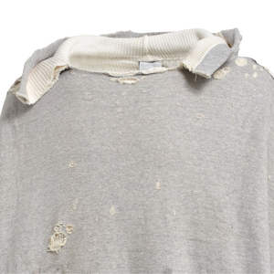 Sweat à capuche homme surdimensionné en coton French Terry, style vintage, délavé à l'acide, effet usé, vente en gros - Product Image 4