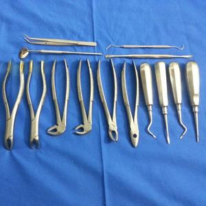 Kit d'instruments d'orthodontie dentaire, pinces en acier inoxydable, forceps manuels pour l'extraction des dents, certifié CE - Product Image 1