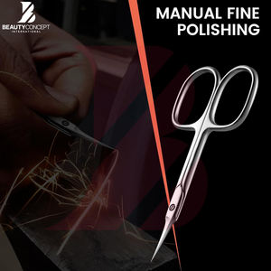 Ciseaux à cuticules professionnels en acier inoxydable avec pointe de précision aiguisée pour manucure, pédicure, soin des ongles et toilettage - Product Image 4